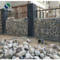 Square Hole Welded gabion box for home garden  wall gabion beach